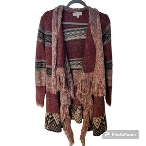 122. Knox Rose Size Small Women's Sweater With Fringe